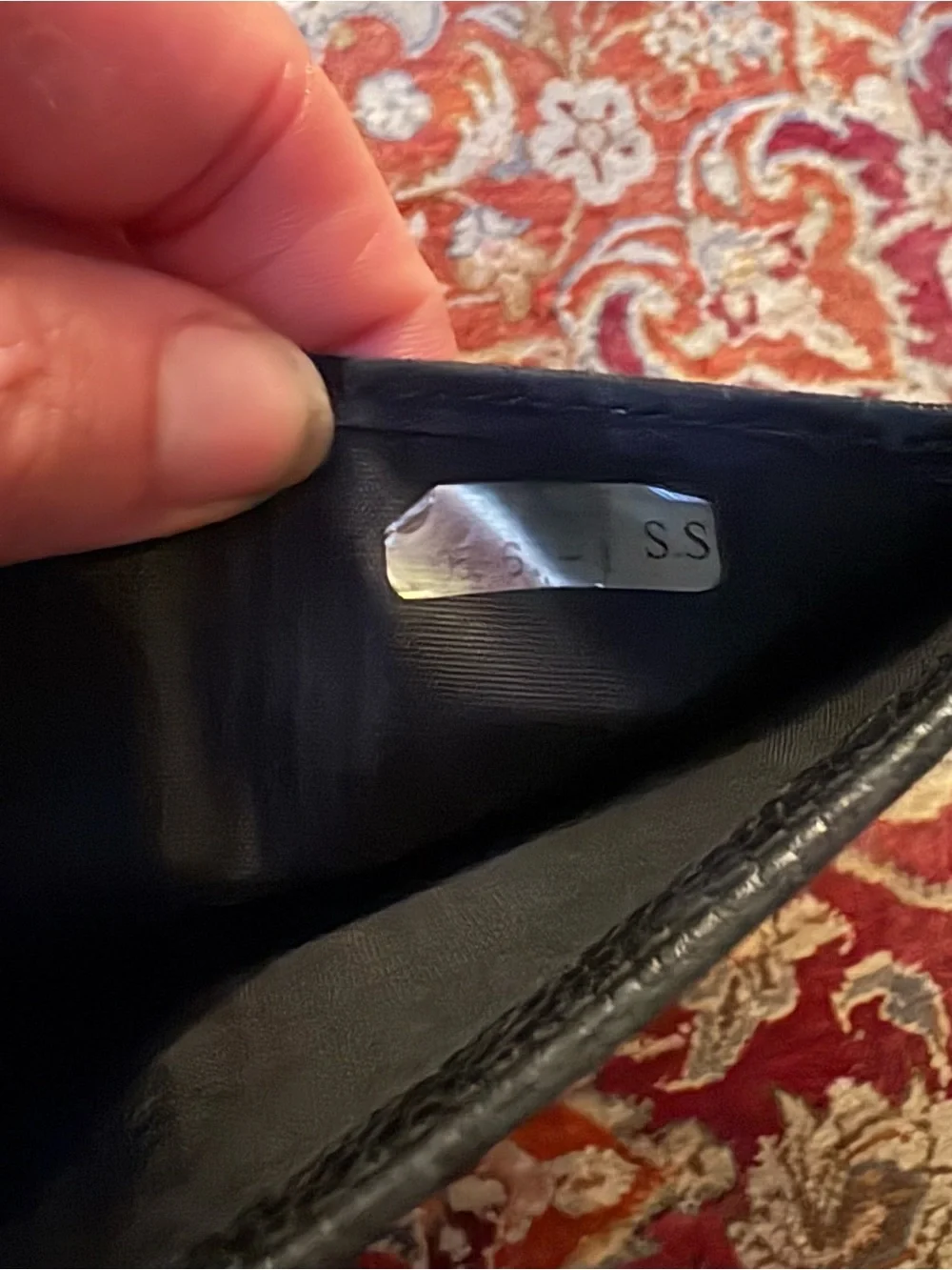 CHANEL Vintage CC Black Leather Wallet